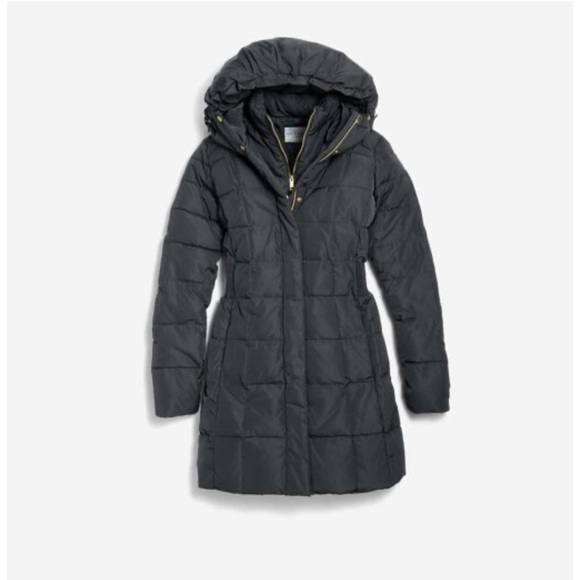 Cole Haan Jackets & Blazers - Cole Haan Women's 32" Signature Hooded Taffeta Down Coat-Size XL - NWT